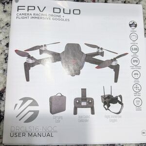 FPV Duo Camera Racing Drone with Goggles